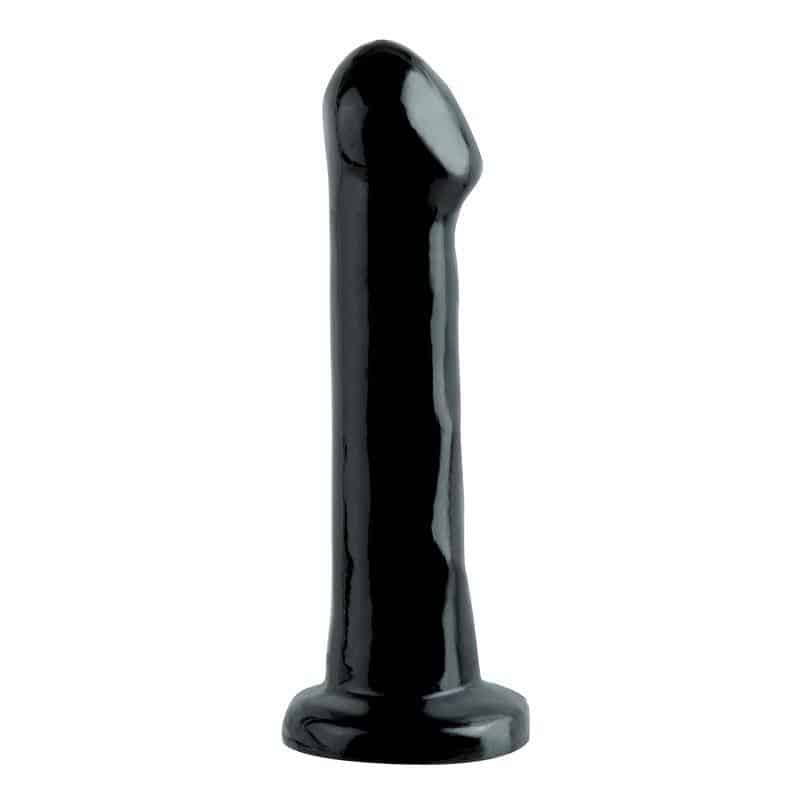 Dildo with Suction Cup Color Black 16.51 cm