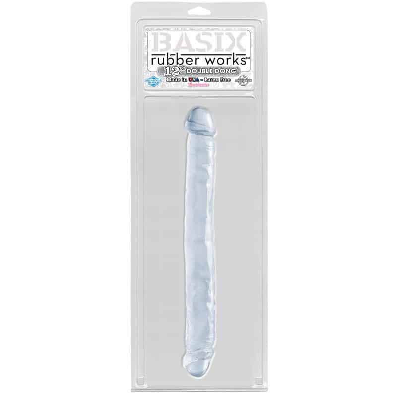 Double Dildo 30.50 cm Transparent Double Dildo 30.50 cm Transparent