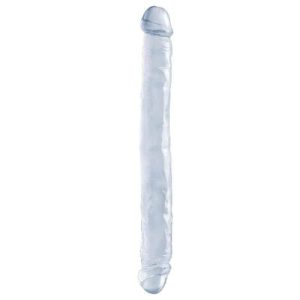 Double Dildo 30.50 cm Transparent
