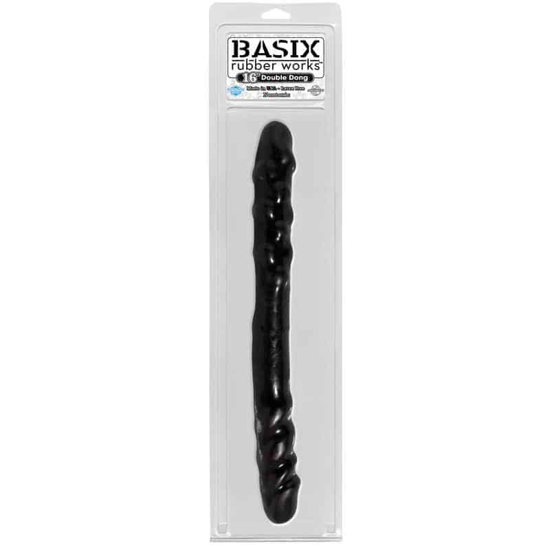 Double Dildo 40.6 cm Black Double Dildo 40.6 cm Black