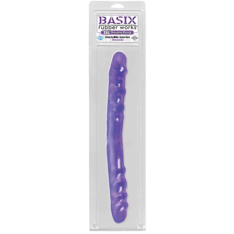 Double Dildo 40.6 cm Purple Double Dildo 40.6 cm Purple