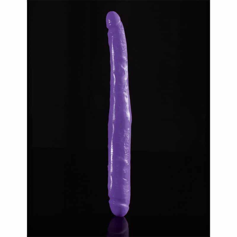 Double Dildo 40.6 cm Purple Double Dildo 40.6 cm Purple