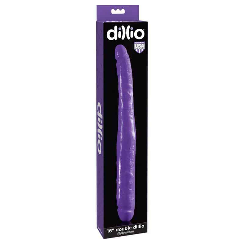 Double Dildo 40.6 cm Purple Double Dildo 40.6 cm Purple
