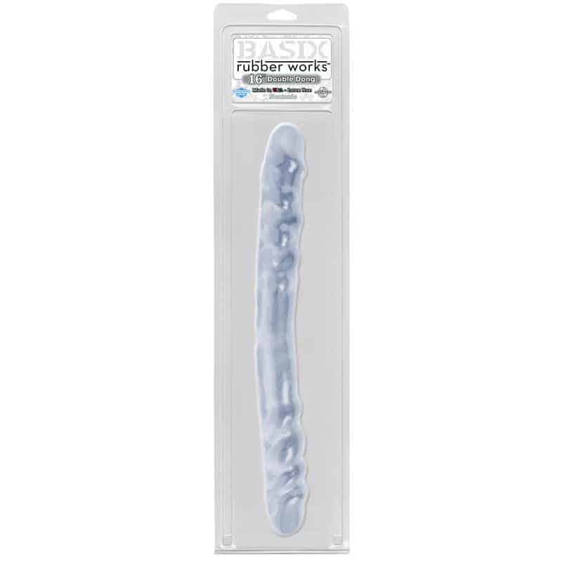 Double Dildo 40.6 cm Transparent Double Dildo 40.6 cm Transparent