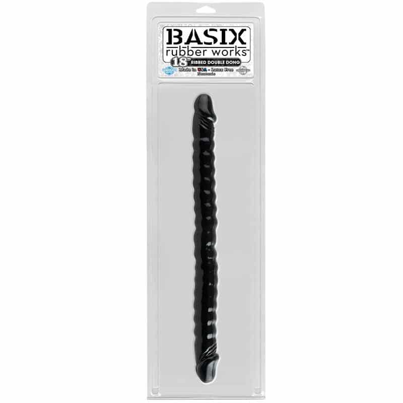 Double Dildo 45.7 cm Black Double Dildo 45.7 cm Black