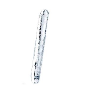 Double Flawless Clear 12 Transparent Dildo