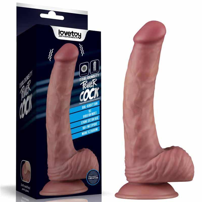Dual Density Dildo with Vibration 9