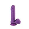 Dual Density Purple Dildo 7.6
