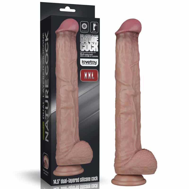 Dual Layer Articulable Dildo XXL 14.5