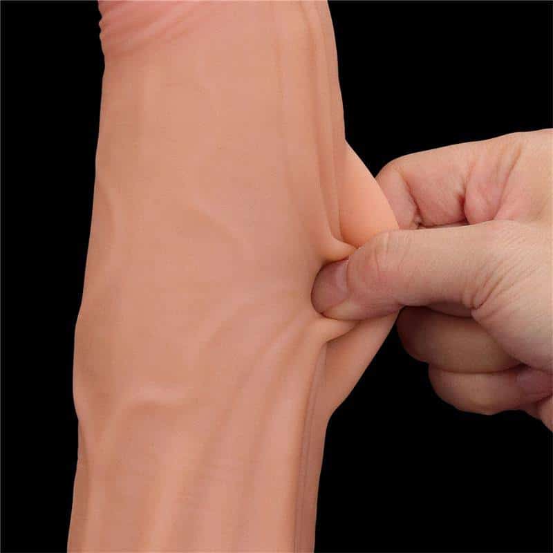 Dual Layer Skin Retractil Dildo 12 Dual Layer Skin Retractil Dildo 12