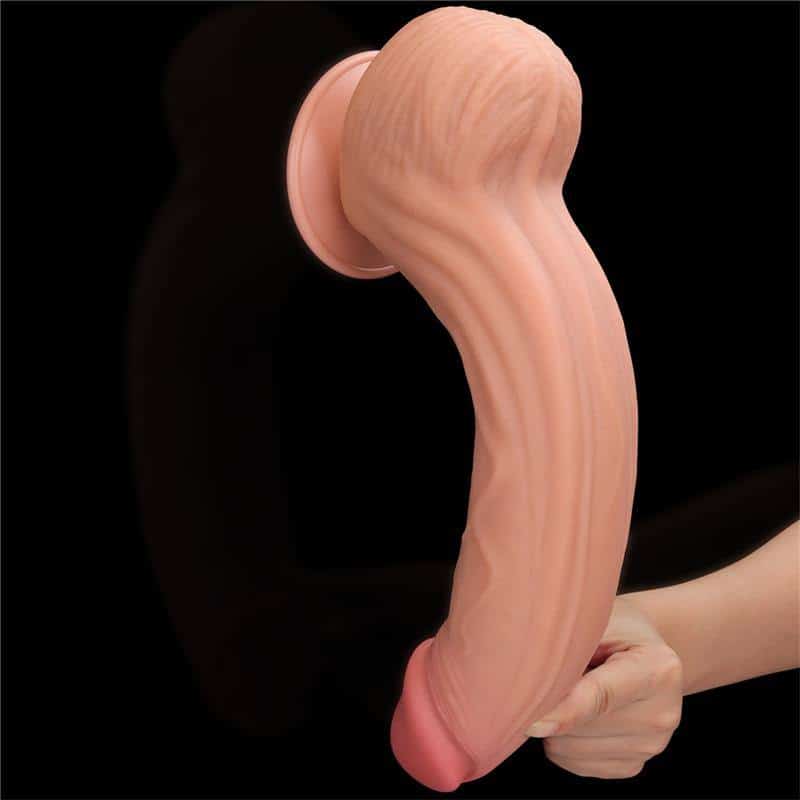 Dual Layer Skin Retractil Dildo 12 Dual Layer Skin Retractil Dildo 12