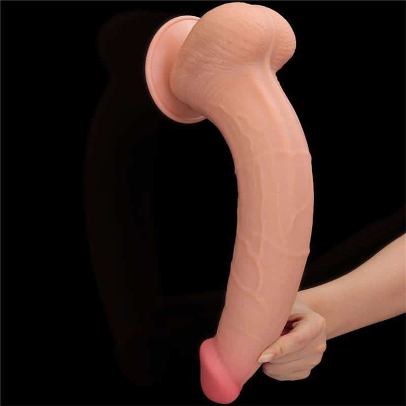 Dual Layer Skin Retractil Dildo 13.5 Dual Layer Skin Retractil Dildo 13.5