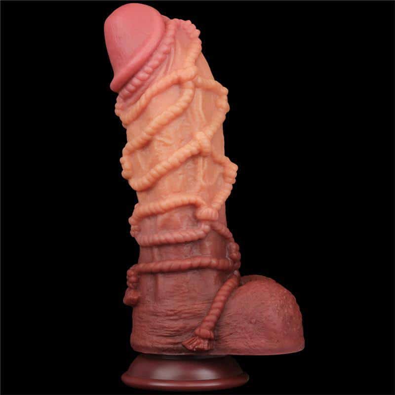 Dual Layer Dildo King Size Nature 10.5 Dual Layer Dildo King Size Nature 10.5