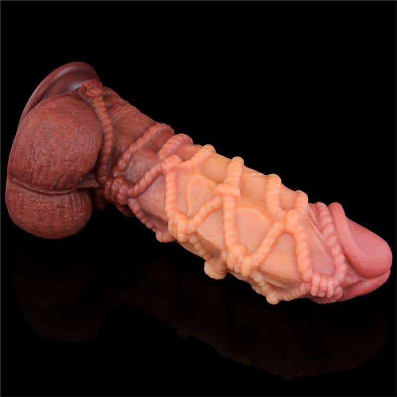 Dual Layer Dildo King Size Nature 10.5 Dual Layer Dildo King Size Nature 10.5