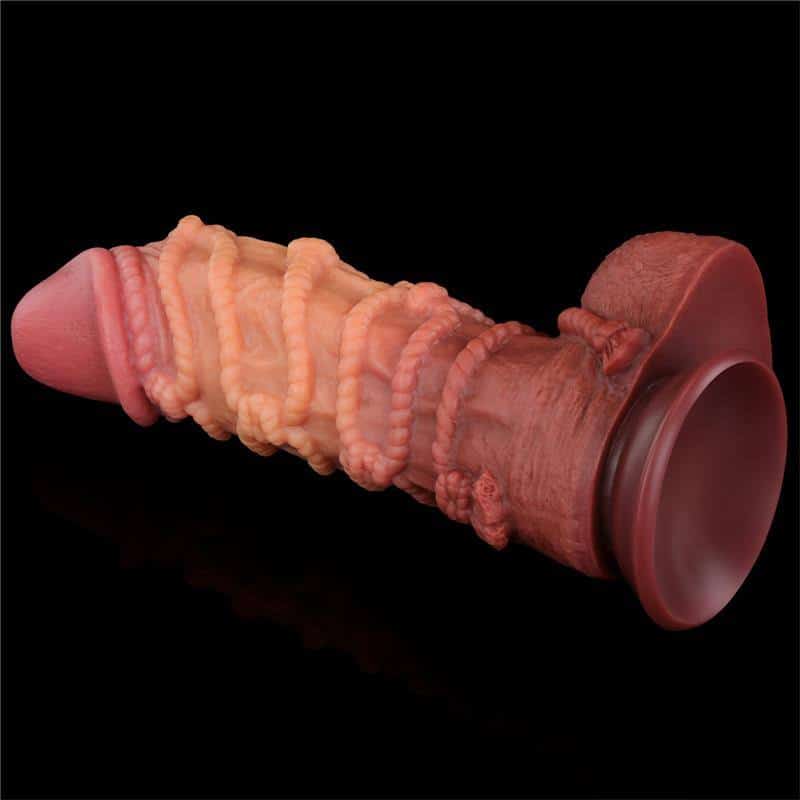 Dual Layer Dildo King Size Nature 10.5 Dual Layer Dildo King Size Nature 10.5