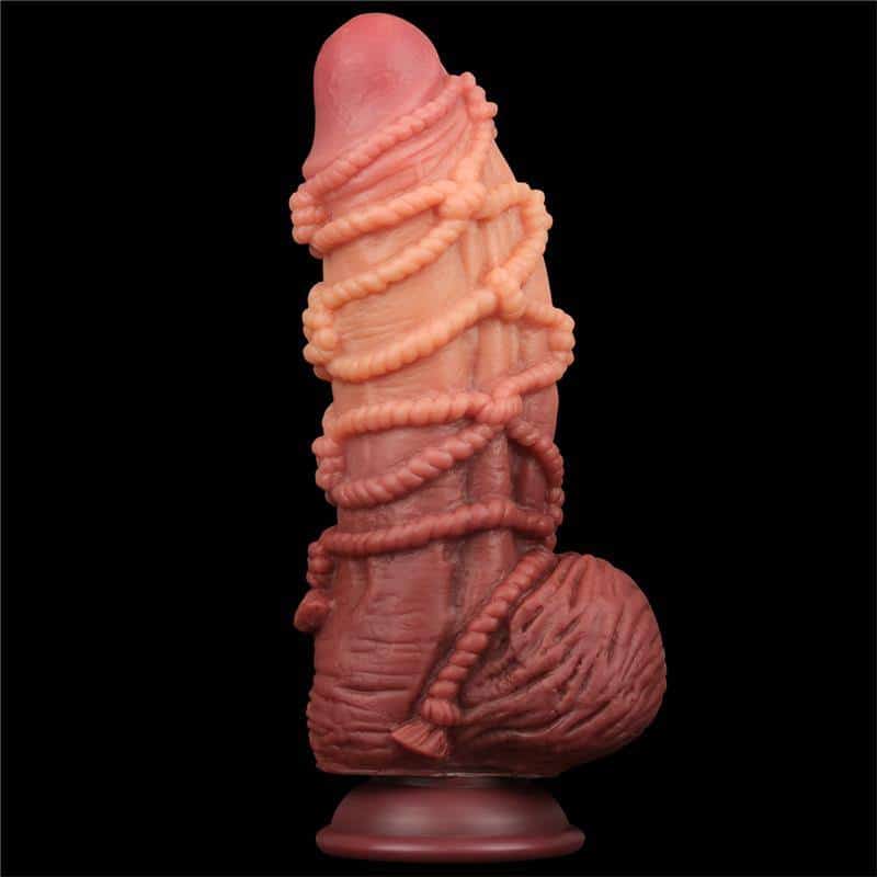 Dual Layer Dildo King Size Nature 9.5 Dual Layer Dildo King Size Nature 9.5