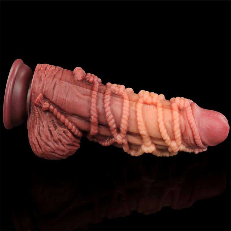 Dual Layer Dildo King Size Nature 9.5 Dual Layer Dildo King Size Nature 9.5