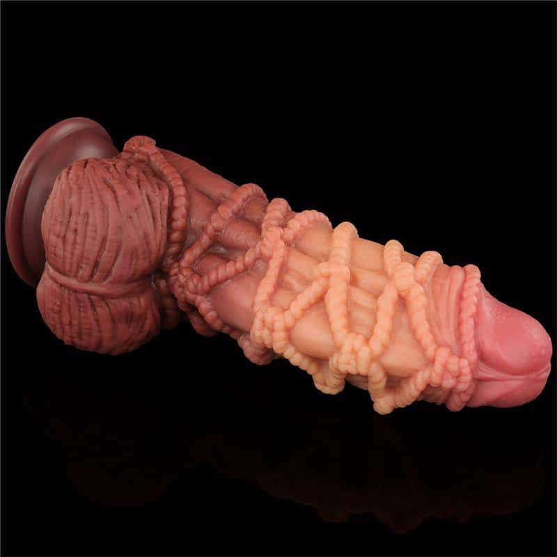 Dual Layer Dildo King Size Nature 9.5 Dual Layer Dildo King Size Nature 9.5