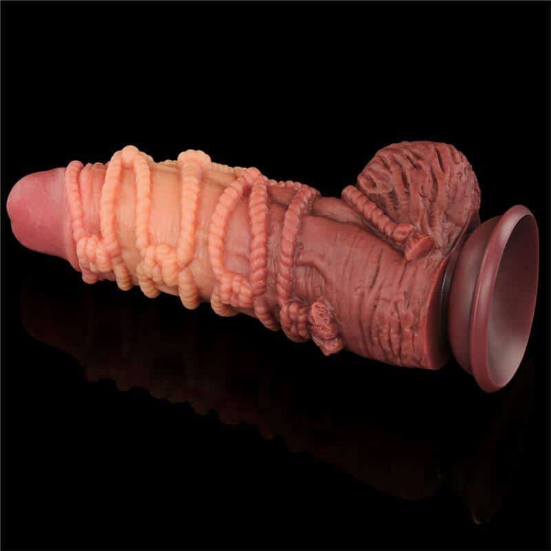 Dual Layer Dildo King Size Nature 9.5 Dual Layer Dildo King Size Nature 9.5