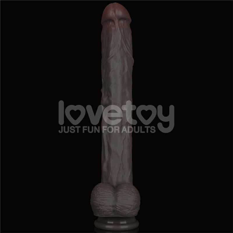 Dual Layered Articulable Dildo XXL 14.5 Dual Layered Articulable Dildo XXL 14.5