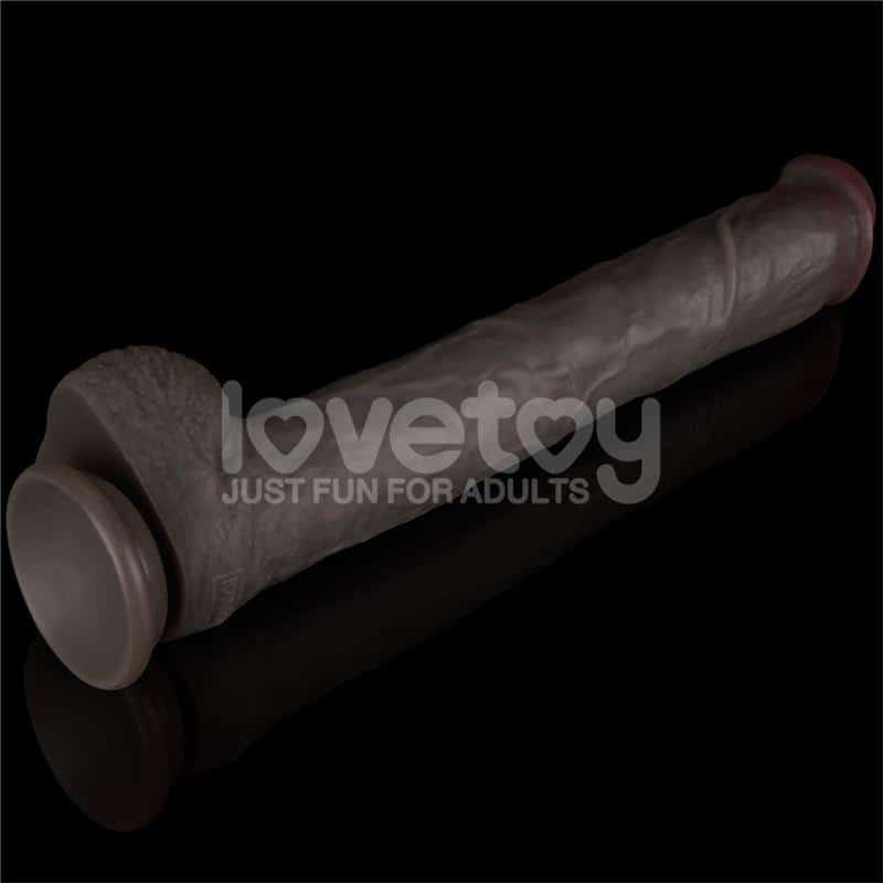 Dual Layered Articulable Dildo XXL 14.5 Dual Layered Articulable Dildo XXL 14.5