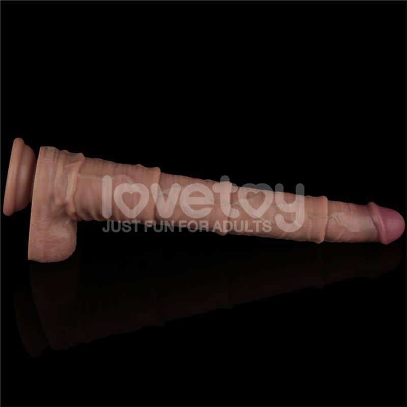 Dual Layered Articulable Dildo XXL 16 Dual Layered Articulable Dildo XXL 16
