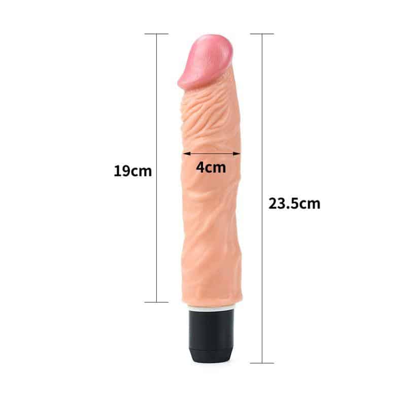 Flexi 9.5 Dildo with Natural Vibration Flexi 9.5 Dildo with Natural Vibration