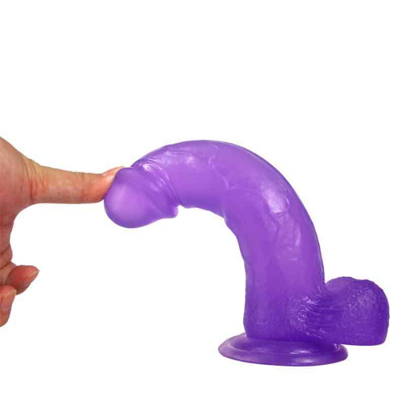 Jelly Studs 8 Purple Dildo Jelly Studs 8 Purple Dildo