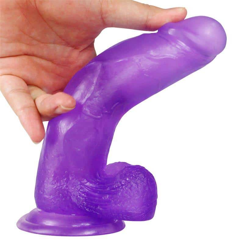 Jelly Studs 8 Purple Dildo Jelly Studs 8 Purple Dildo
