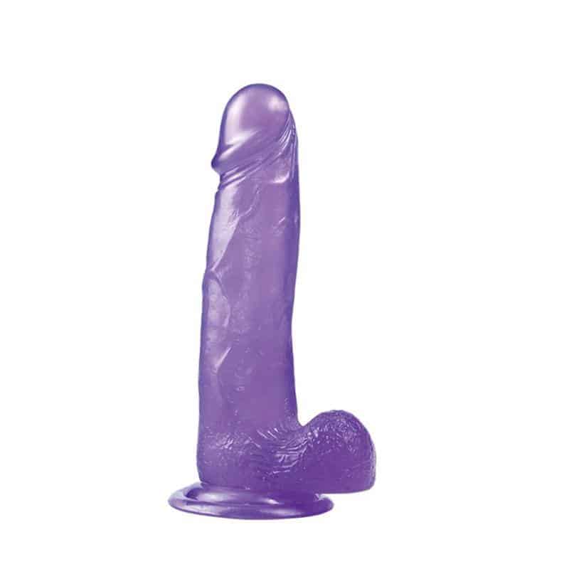 Jelly Studs 8 Purple Dildo