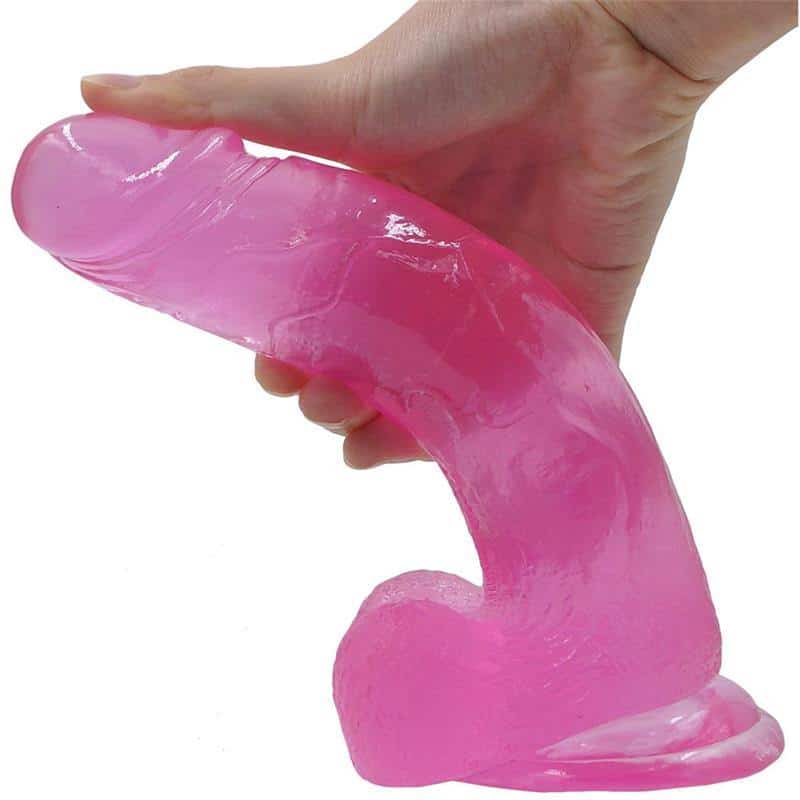 Jelly Studs 8 Pink Dildo Jelly Studs 8 Pink Dildo