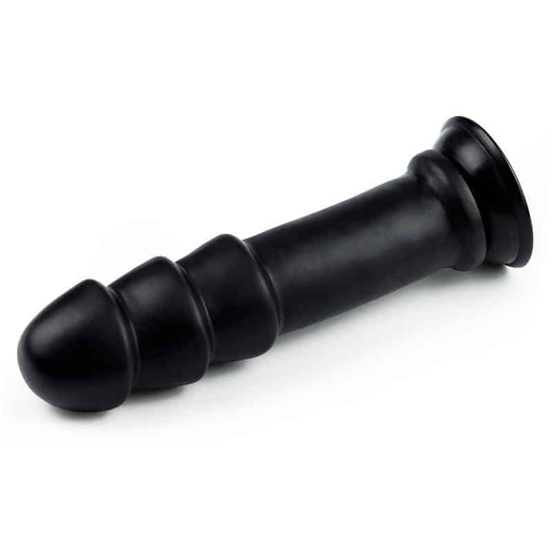 King Sized Anal Ripples 11.25 Black Dildo King Sized Anal Ripples 11.25 Black Dildo