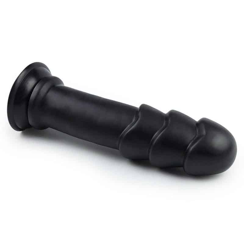 King Sized Anal Ripples 11.25 Black Dildo King Sized Anal Ripples 11.25 Black Dildo