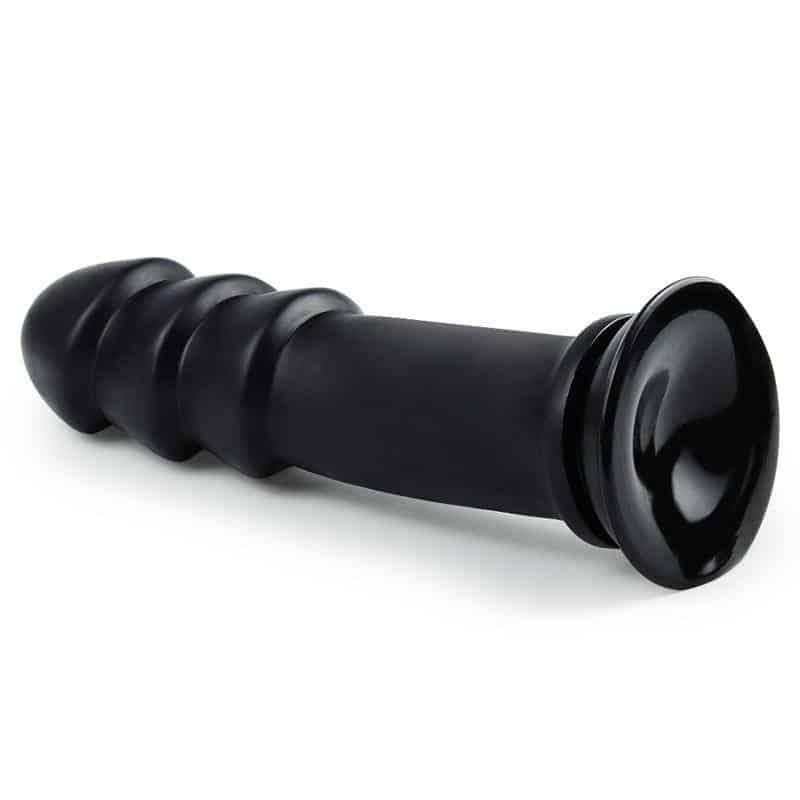 King Sized Anal Ripples 11.25 Black Dildo King Sized Anal Ripples 11.25 Black Dildo