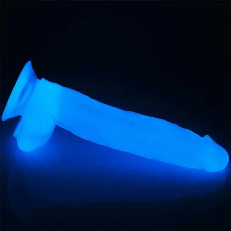 Dildo Lumino 10 Blue Light Dildo Lumino 10 Blue Light