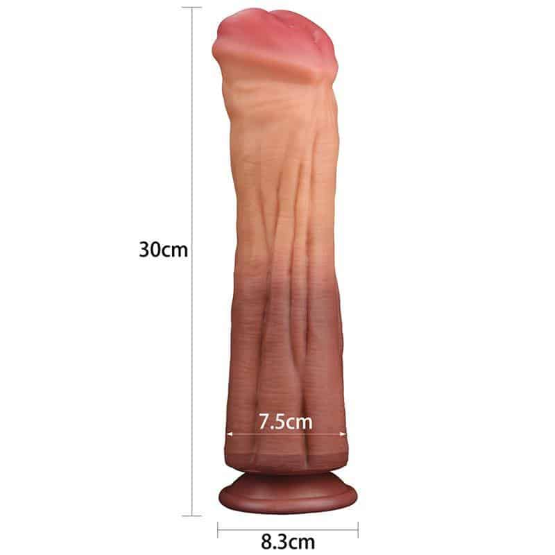 Dildo Nature 12 Dual Layer Dildo Nature 12 Dual Layer