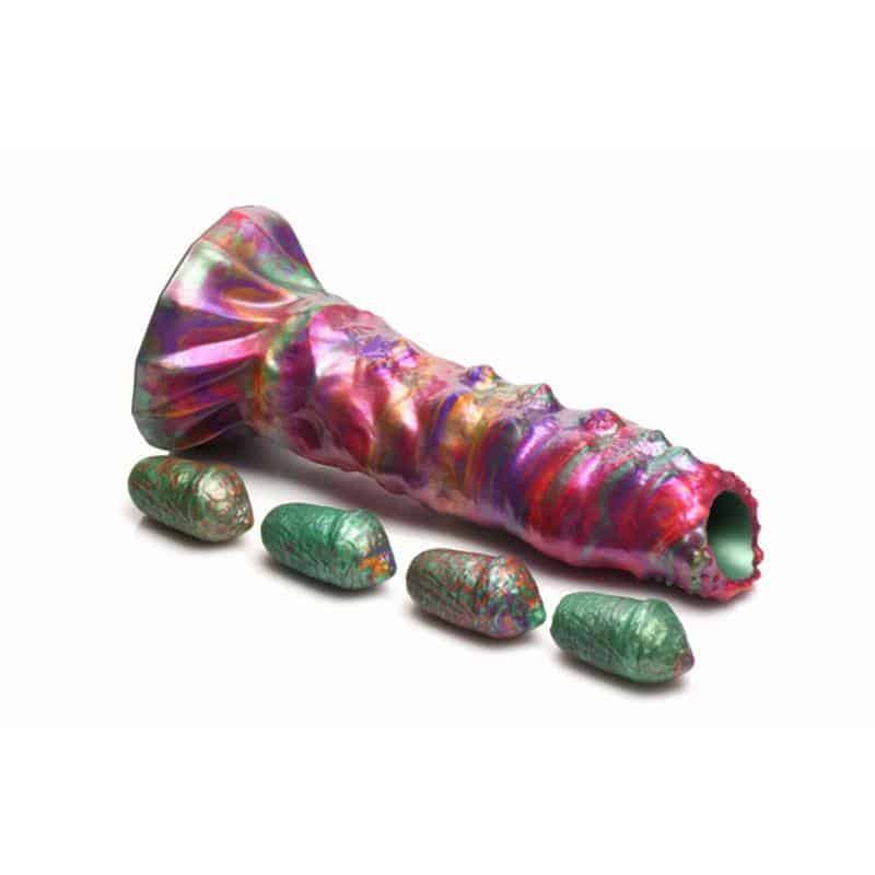 Ovipositor Dildo with 4 Silicone Eggs 9