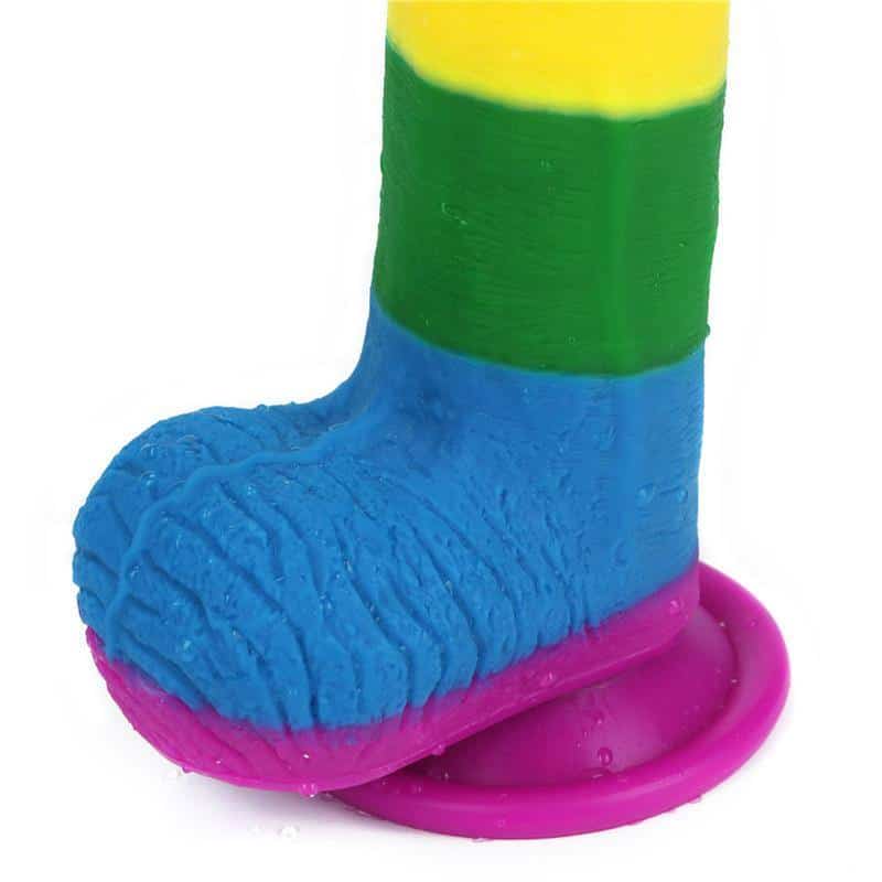 Prider 7.5 Liquid Silicone Dildo LGBT Prider 7.5 Liquid Silicone Dildo LGBT