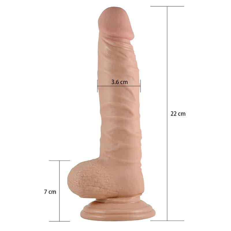 Real Extreme Realistic Dildo 8.5 Natural Real Extreme Realistic Dildo 8.5 Natural