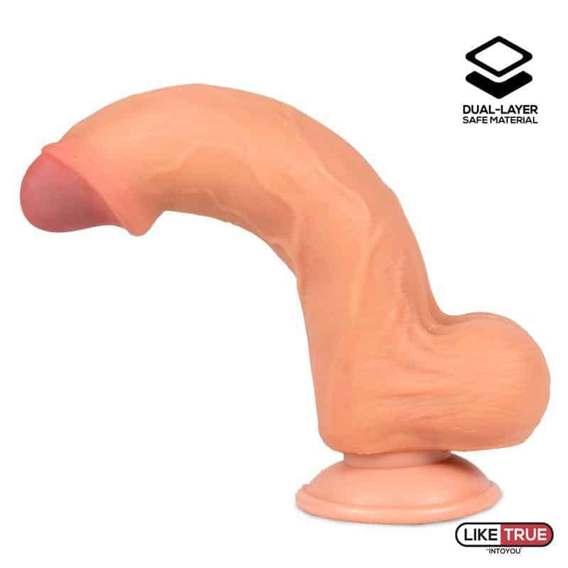 Realistic Dual Layer Retractable Dildo 8.7 Realistic Dual Layer Retractable Dildo 8.7