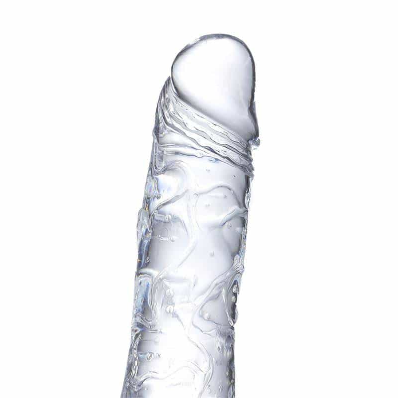 Realistic Dildo Crystal Material 19 cm Realistic Dildo Crystal Material 19 cm