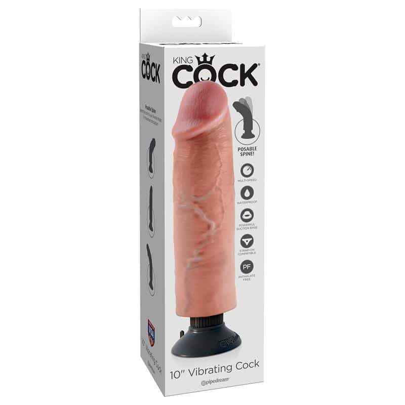 Realistic Dildo with Vibration 10 Realistic Dildo with Vibration 10