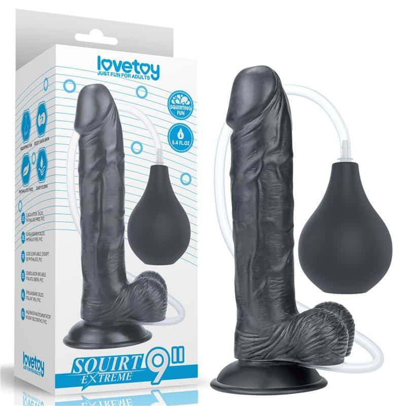 Squirting Dildo 10 Black
