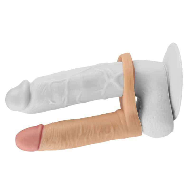 Dildo The Ultra Soft Double 5.8 Natural Dildo The Ultra Soft Double 5.8 Natural