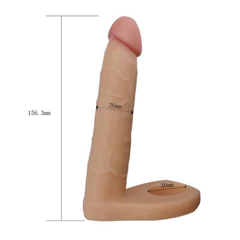 Dildo The Ultra Soft Double 6.25 Natural Dildo The Ultra Soft Double 6.25 Natural