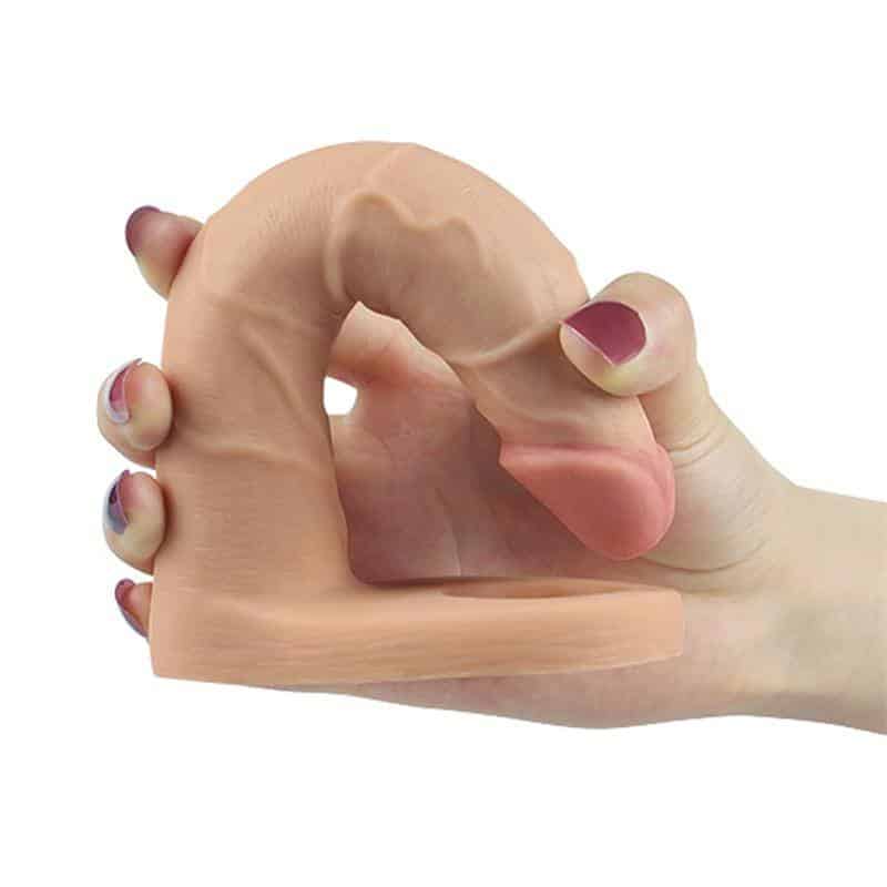 Dildo The Ultra Soft Double 7 Natural Dildo The Ultra Soft Double 7 Natural
