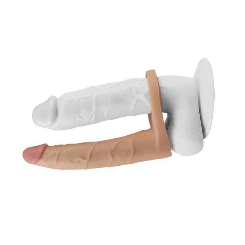 Dildo The Ultra Soft Double 7 Natural Dildo The Ultra Soft Double 7 Natural
