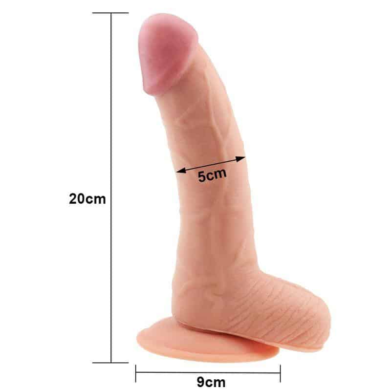 Dildo The Ultra Soft Dude 8.8 Natural Dildo The Ultra Soft Dude 8.8 Natural