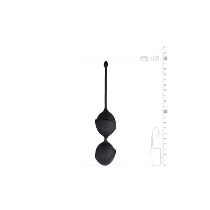Vaginal Balls Double Black Vaginal Balls Double Black