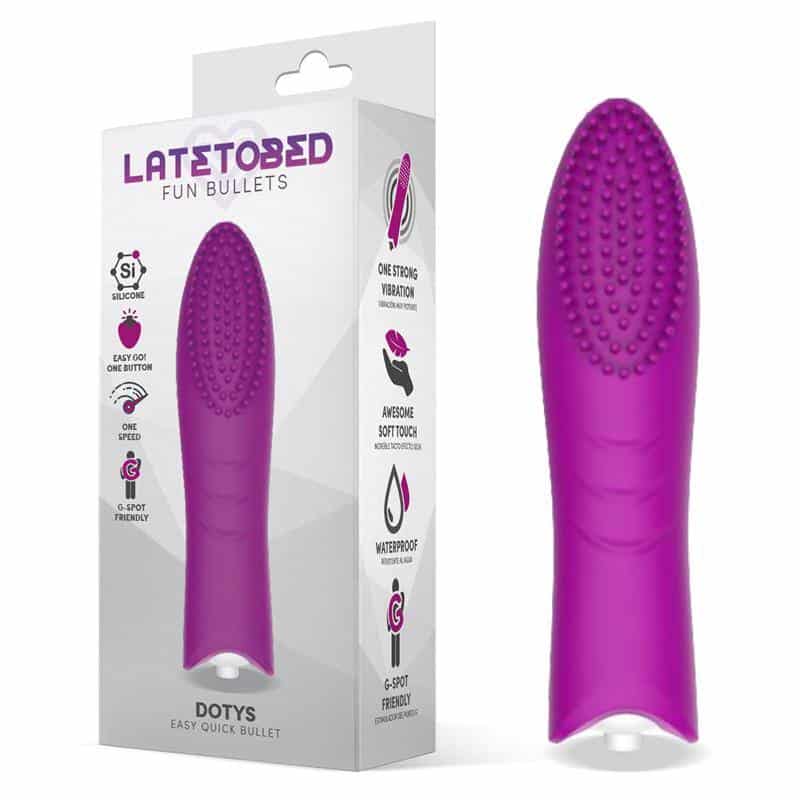 Dotys Vibrating Ball Easy Quick Silicone Purple